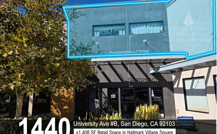 Pictures of Retail, Office property located at 1440 University Ave, San Diego, CA 92103 for lease - image #1