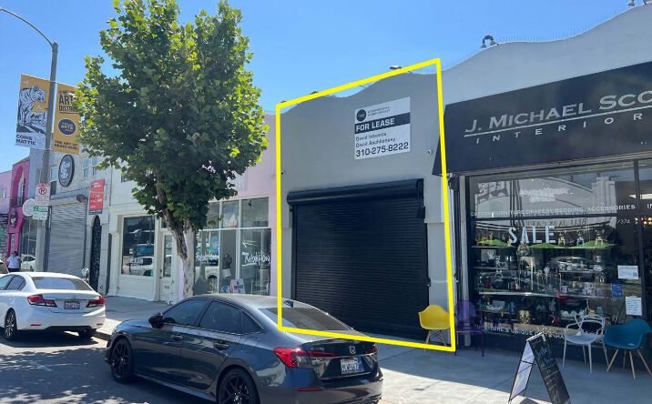 Pictures of Retail property located at 7372 Melrose Ave, West Hollywood, CA 90046 for lease - image #1
