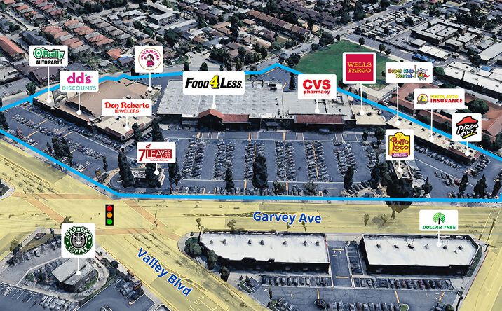 Pictures of Retail property located at 11968 Garvey Ave, El Monte, CA 91732 for lease - image #1