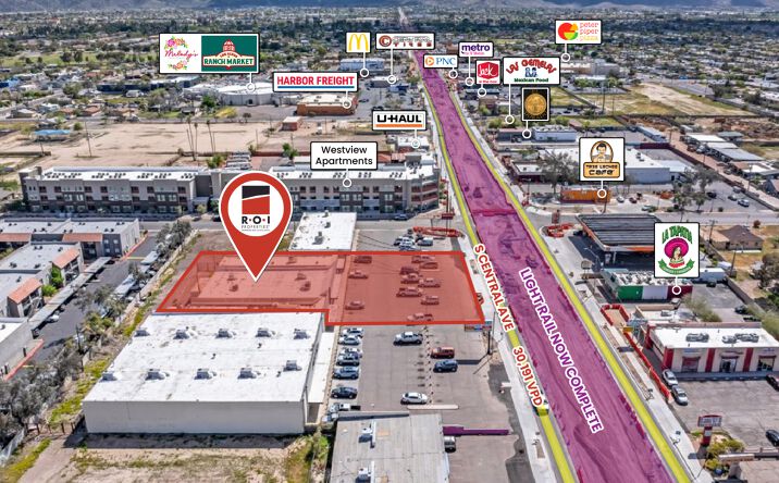 Pictures of Retail property located at 5433 S Central Ave, Phoenix, AZ 85040 for lease - image #1