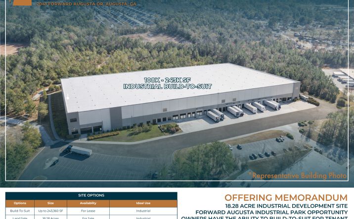 Pictures of Land property located at 2041 Forward Augusta Dr, Augusta, GA 30906 for lease - image #1