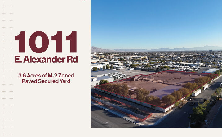 Pictures of Industrial, Land property located at 1011 E Alexander Rd, North Las Vegas, NV 89030 for lease - image #1