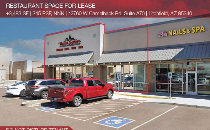 Pictures of Restaurant property located at 13760 W Camelback Rd, Litchfield Park, AZ 85340 for lease - image #1