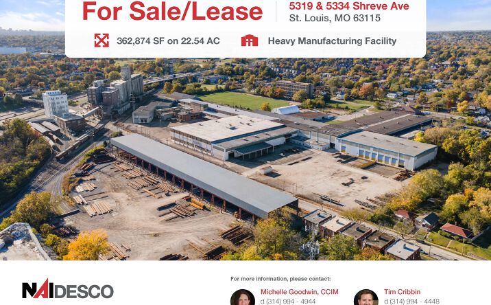 Pictures of Industrial property located at 5334 Shreve Ave, St. Louis, MO 63115 for lease - image #1