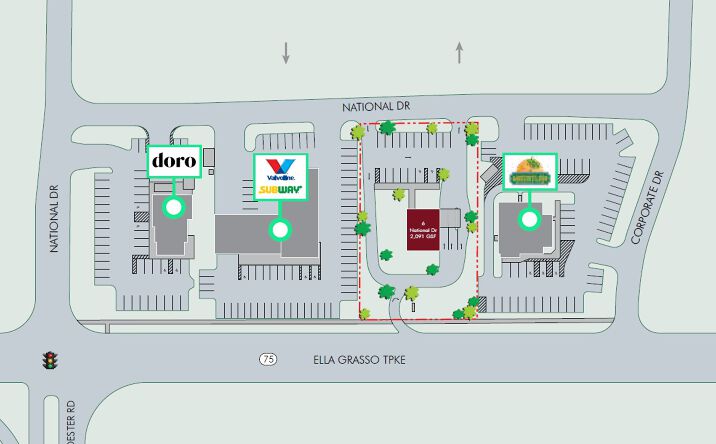 Pictures of Retail, Land property located at 6 National Dr, Windsor Locks, CT 06096 for lease - image #1