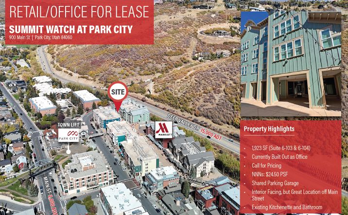 Pictures of Retail property located at 900 S Main Street, Park City, UT 84036 for lease - image #1