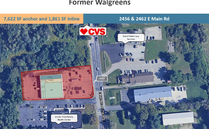Pictures of Retail property located at 2456 E Main Rd, Portsmouth, RI 02871 for lease - image #1