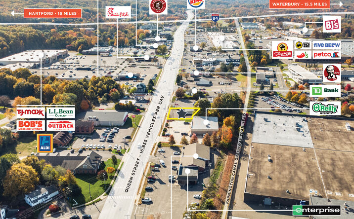 Pictures of Retail, Land property located at 934 Queen St, Southington, CT 06489 for lease - image #1