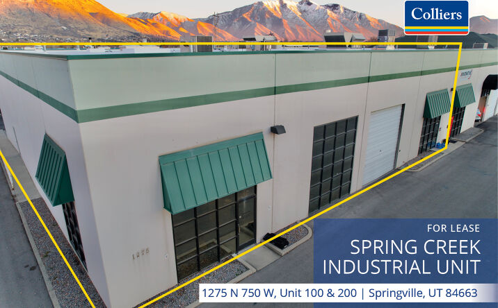 Pictures of Industrial property located at 1275 N 750 W, Springville, UT 84663 for lease - image #1