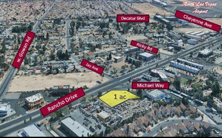 Pictures of Land property located at 3515 N Rancho Dr, Las Vegas, NV 89130 for lease - image #1