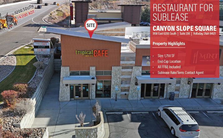 Pictures of Retail, Restaurant property located at 3158 E 6200 S, Holladay, UT 84121 for lease - image #1