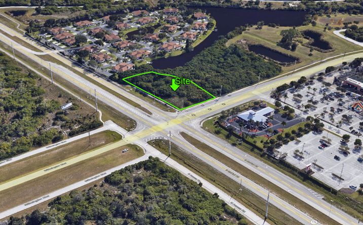 Pictures of Land property located at SEC of McCall Road & Gulfstream Road, Port Charlotte, FL 33981 for lease - image #1