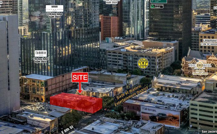 Pictures of Retail property located at 223 E 6th St, Austin, TX 78701 for lease - image #1