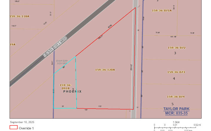Pictures of Land property located at 9239 N Cave Creek Rd, Phoenix, AZ 85020 for lease - image #1