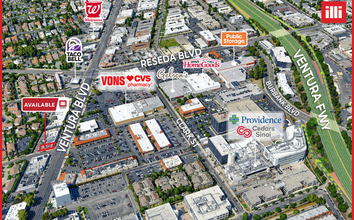 Pictures of Retail property located at 18406 Ventura Blvd, Los Angeles, CA 91356 for lease - image #1