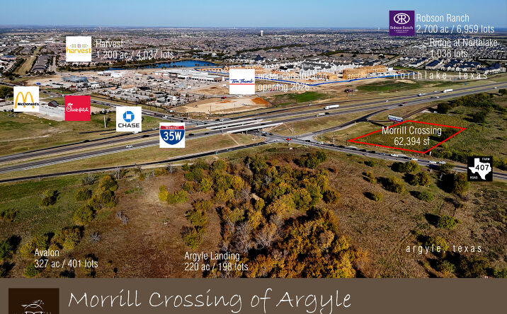 Pictures of Land property located at 35 Farm to Market 407 E, Argyle, TX 76226 for lease - image #1