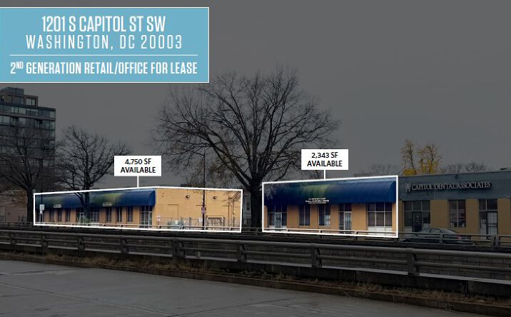 Pictures of Retail, Office property located at 1201 S Capitol St SW, Washington, DC 20003 for lease - image #1