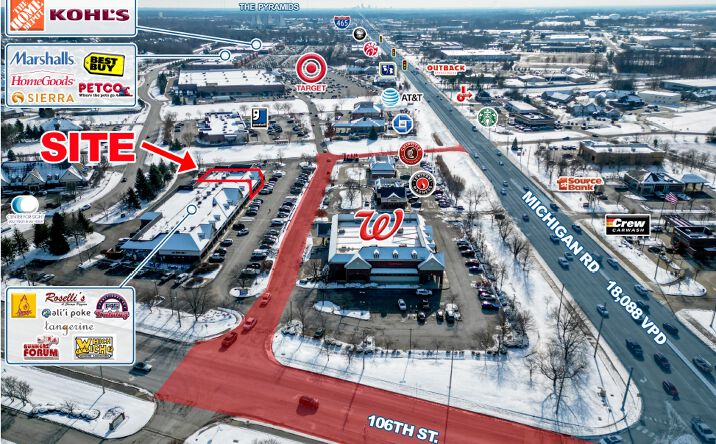 Pictures of Retail property located at 4335 W 106th St, Carmel, IN 46032 for lease - image #1