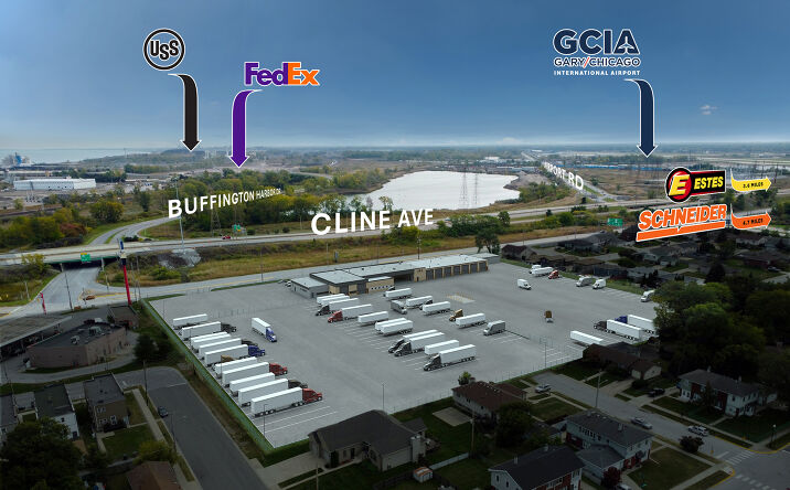 Pictures of Office, Industrial property located at 4000 Cline Ave, East Chicago, IN 46312 for lease - image #1