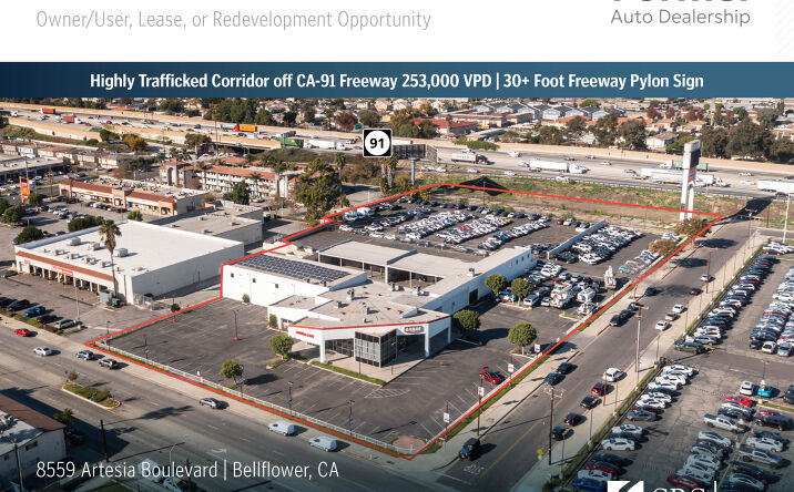 Pictures of Retail property located at 8559 E Artesia Blvd, Bellflower, CA 90706 for lease - image #1