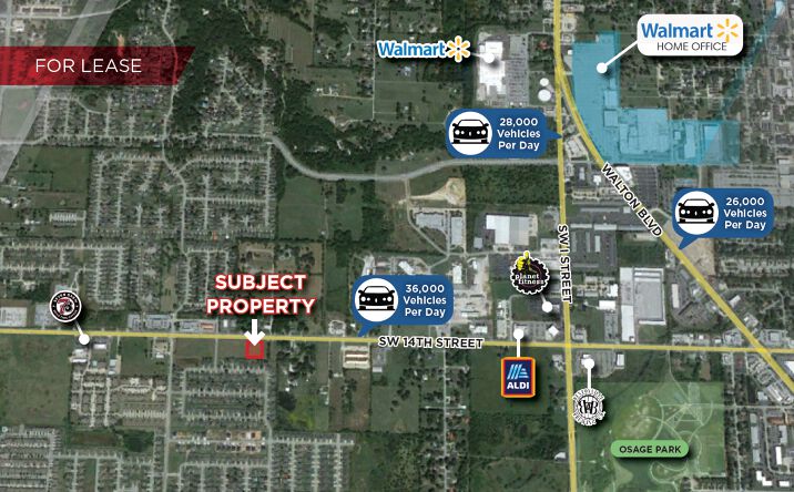 Pictures of Land property located at SW 14th Street, Bentonville, AR 72712 for lease - image #1
