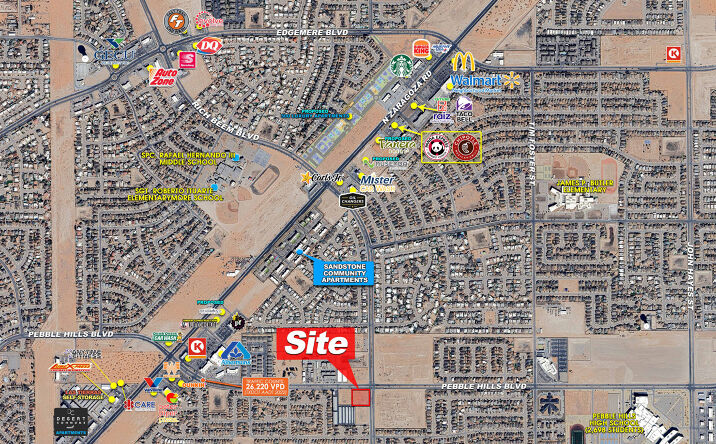 Pictures of Land property located at SWC Pebble Hills & Rich Beem, El Paso, TX 79938 for lease - image #1
