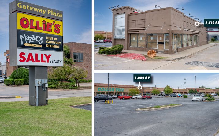 Pictures of Retail property located at 1300 -1401 Gateway Plaza, Midwest city, OK 73110 for lease - image #1