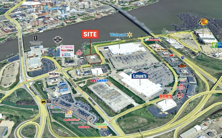 Pictures of Retail, Land property located at 201 River Road, East Peoria, IL 61611 for lease - image #1