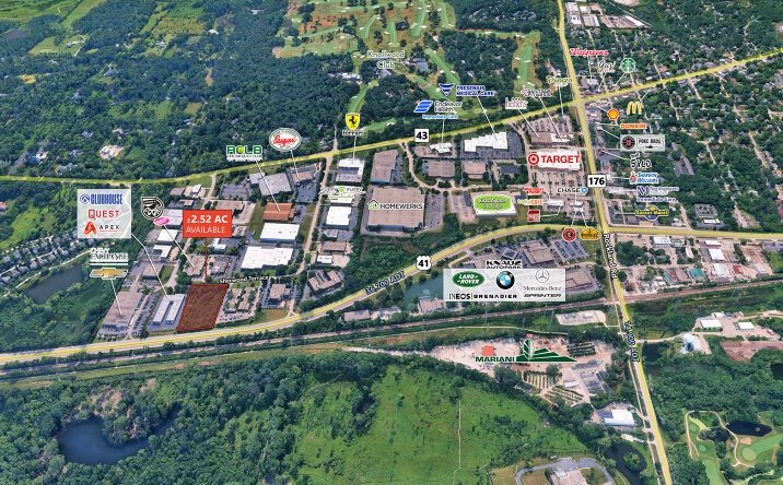 Pictures of Land property located at 7 Sherwood Terrace, Lake Bluff, IL 60044 for lease - image #1