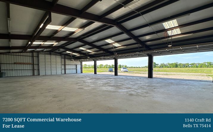 Pictures of Industrial property located at 1140 Craft Rd, Bells, TX 75414 for lease - image #1