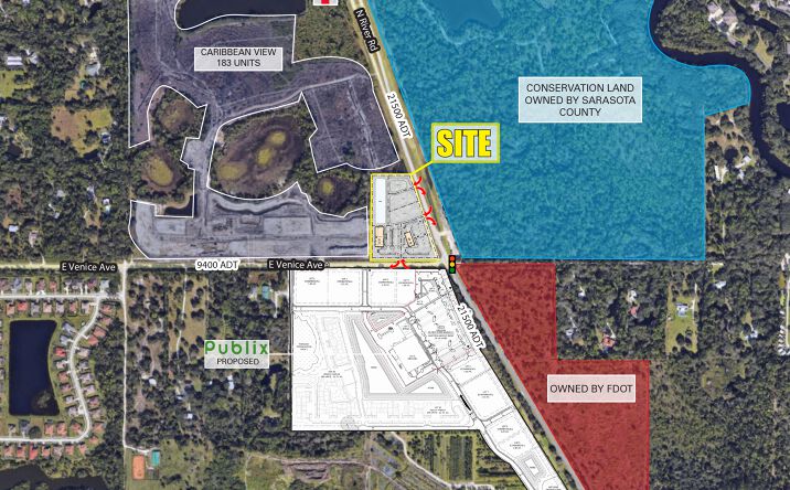 Pictures of Land property located at NWC Venice Ave & SR 777, Venice, FL 34292 for lease - image #1