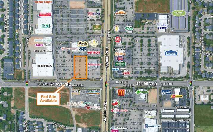 Pictures of Retail, Land, Restaurant property located at 3275 N Eagle Rd, Meridian, ID 83646 for lease - image #1
