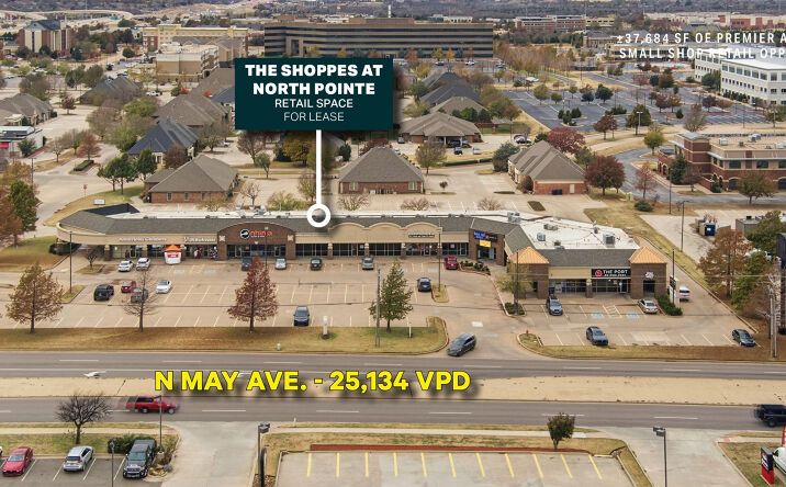 Pictures of Retail property located at 13801-13901 N May Ave, Oklahoma City, OK 73134 for lease - image #1