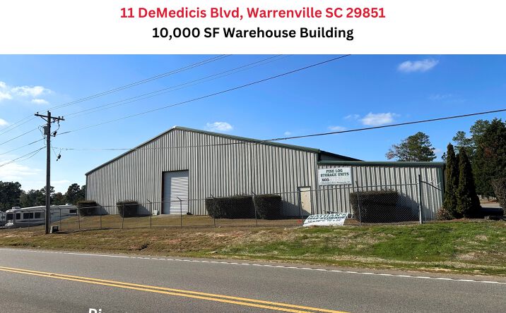 Pictures of Industrial property located at 11 DeMedicis Blvd, Warrenville, SC 29851 for lease - image #1