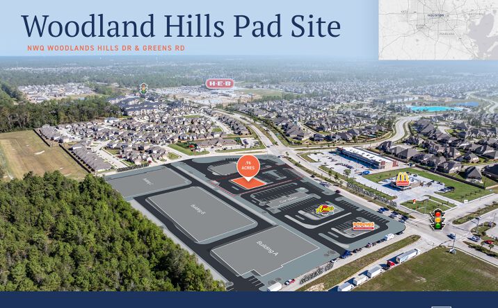 Pictures of Retail, Land property located at Woodland Hills Dr, Humble, TX 77396 for lease - image #1