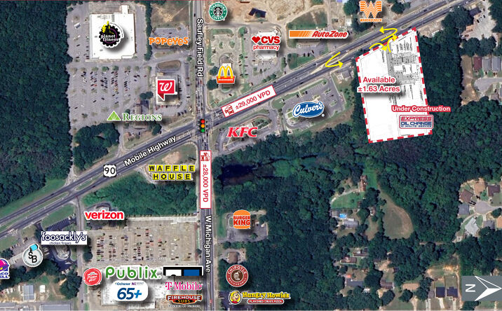 Pictures of Retail, Land property located at 6100 Mobile Hwy, Pensacola, FL 32526 for lease - image #1