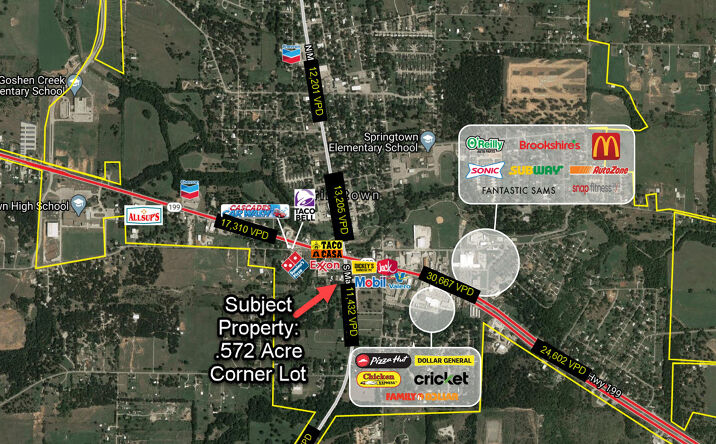 Pictures of Land property located at 432 S Main St, Springtown, TX 76082 for lease - image #1