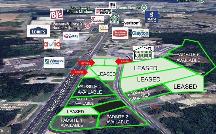 Pictures of Land property located at Pine Ridge Rd & Dagsboro Rd., Millsboro, DE 19966 for lease - image #1