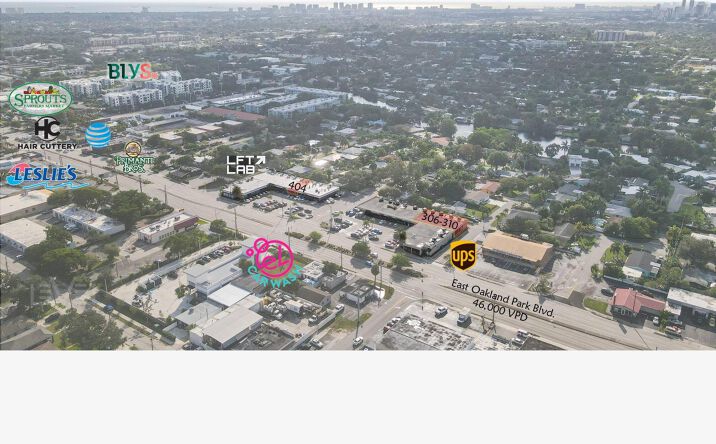 Pictures of Retail, Office, Restaurant property located at 404 E Oakland Park Blvd, Wilton Manors, FL 33334 for lease - image #1