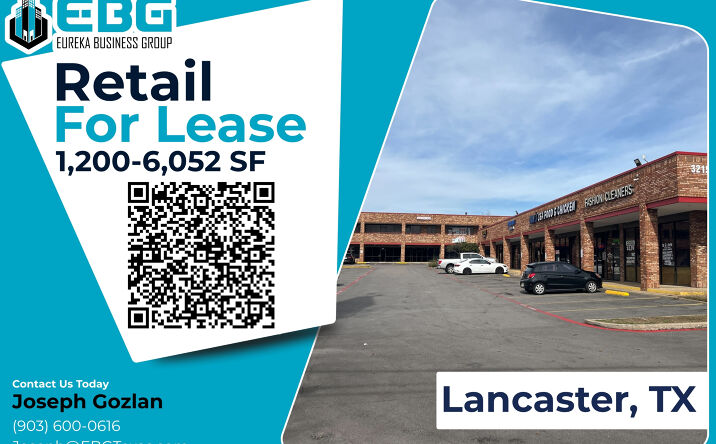 Pictures of Retail, Office, Restaurant property located at 3215 Pleasant Run Rd, Lancaster, TX 75134 for lease - image #1