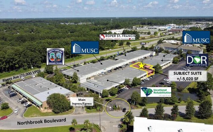 Pictures of Office property located at 2070 Northbrook Boulevard # 12 #B-12, North Charleston, SC 29406 for lease - image #1