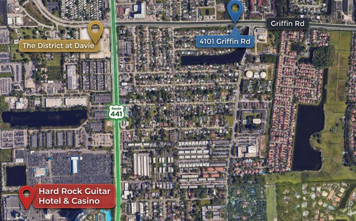 Pictures of Retail, Land, Special Purpose property located at 4101 Griffin Rd, Davie, FL 33314 for lease - image #1