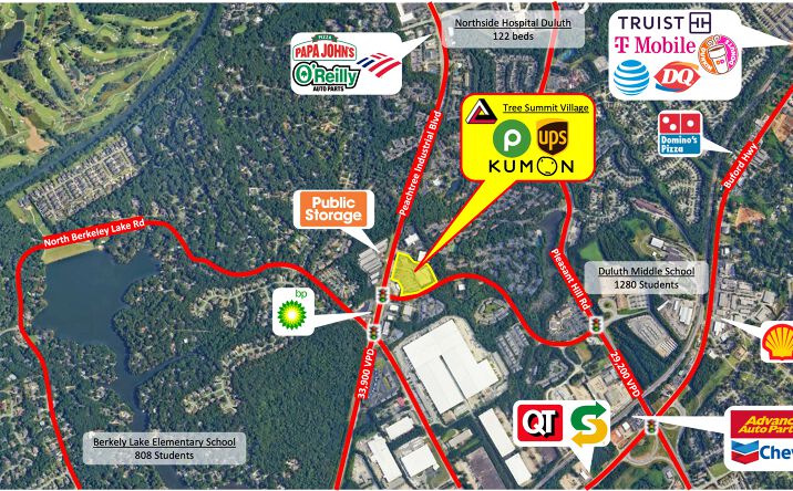 Pictures of Retail property located at 3870 Peachtree Industrial Blvd, Duluth, GA 30096 for lease - image #1