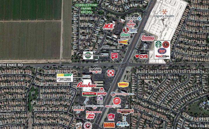 Pictures of Retail property located at John Wayne Pkwy & Smith Enke Rd (NWC), Maricopa, AZ 85138 for lease - image #1
