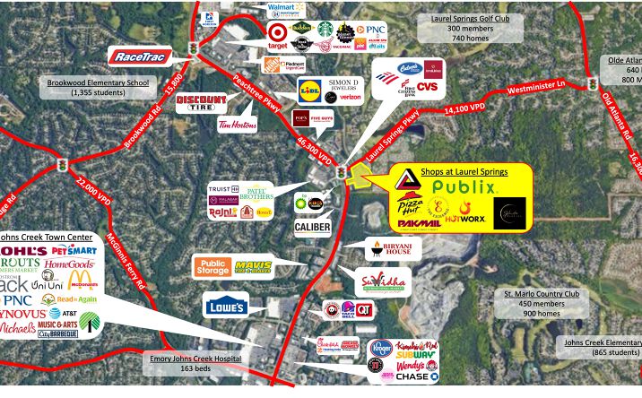 Pictures of Retail property located at 3245 Peachtree Pkwy, Suwanee, GA 30024 for lease - image #1