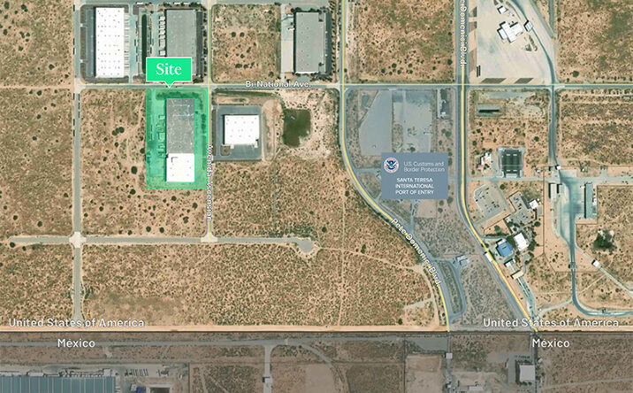 Pictures of Industrial property located at 301 Avenida Ascencion, Santa Teresa, NM 88008 for lease - image #1