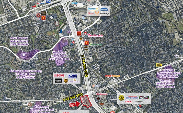 Pictures of Retail property located at 13450 Research Blvd., Austin, TX 78750 for lease - image #1