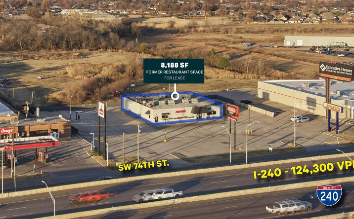 Pictures of Retail, Restaurant property located at 421 W I-240 Service Road, Oklahoma City, OK 73139 for lease - image #1