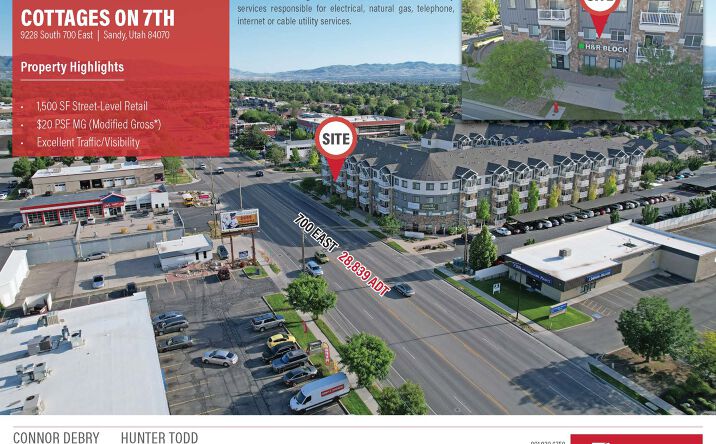 Pictures of Retail, Office property located at 9228 S 700 E, Sandy, UT 84070 for lease - image #1