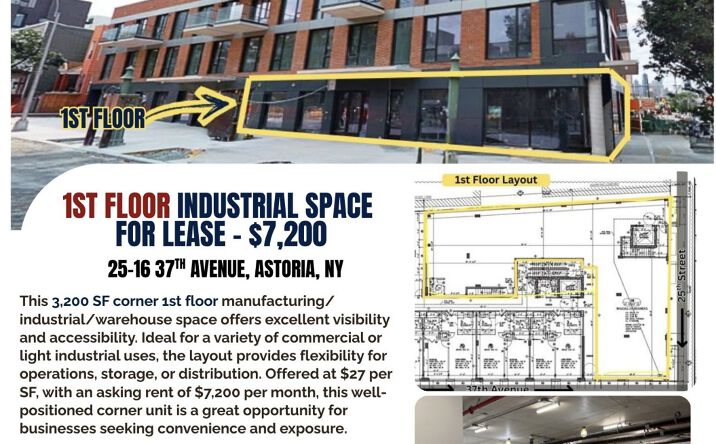 Pictures of Industrial, Special Purpose property located at 25-16 37th Ave, astoria, NY 11101 for lease - image #1
